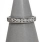 Pre-Owned 18ct White Gold 11 Diamond Ring Size N.5
