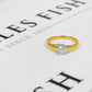 Pre-Owned 18ct Gold Diamond Solitaire Ring Size N.5