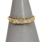 Pre-Owned 18ct Gold 5 Diamond Ring Size N.5