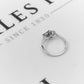 Pre-Owned 18ct White Gold 4 Diamond Ring Size H.5