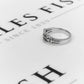 Pre-Owned 18ct White Gold 6 Rubover Diamond Ring Size L