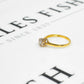 Pre-Owned 18ct Gold Illusion Set Diamond Ring Size K