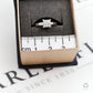 Pre-Owned 18ct White Gold Princess Cut Diamond Ring Size K.5