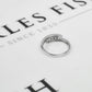 Pre-Owned 18ct Gold 5 Diamond Crossover Ring Size M