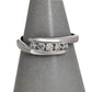 Pre-Owned 18ct Gold 5 Diamond Crossover Ring Size M