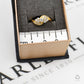 Pre-Owned 18ct Gold Twist Design Diamond Ring Size J