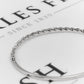 Pre-Owned 18ct White Gold Diamond Set Twist Hinged Bangle