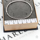 Pre-Owned 18ct White Gold Diamond Set Twist Hinged Bangle