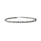 Pre-Owned 18ct White Gold Diamond Set Twist Hinged Bangle