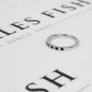 Pre-Owned 18ct White Gold Sapphire & Diamond Ring Size N