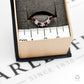 Pre-Owned 18ct Gold 3 Diamond & 4 Ruby Ring Size L.5