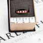 Pre-Owned 18ct Gold Diamond & Glass Filled Ruby Ring Size M