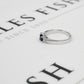 Pre-Owned 18ct White Gold Sapphire & Diamond Ring Size K