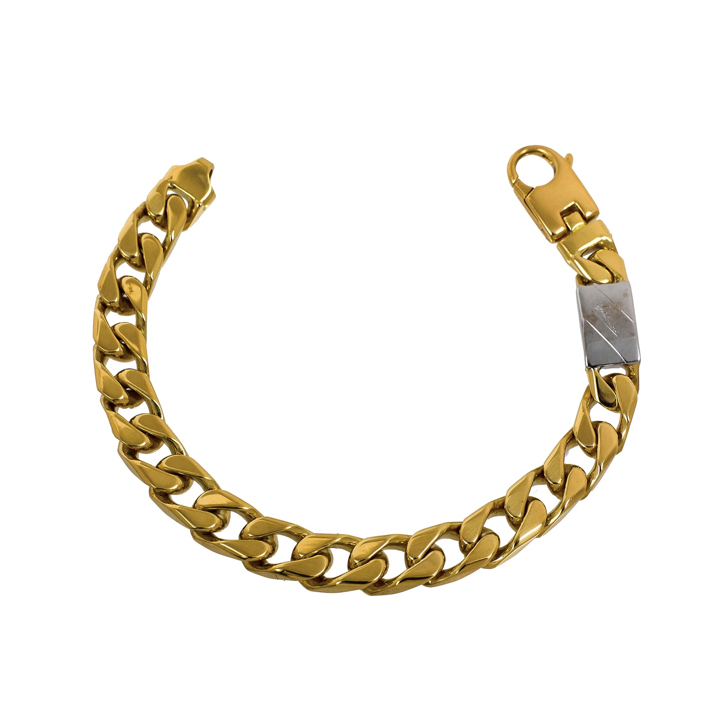 Pre-Owned 18ct Gold Curb Chain Bracelet