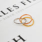 Pre-Owned 18ct Gold Diamond Russian Wedding Ring Size M
