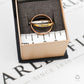 Pre-Owned 18ct Gold Diamond Russian Wedding Ring Size M