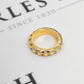 Pre-Owned 14ct Gold Diamond Band Ring Size O