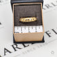 Pre-Owned 14ct Gold Diamond Band Ring Size O