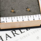 Pre-Owned 14ct Gold Brown Diamond Stud Earrings