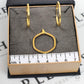 Pre-Owned 18ct Gold Openwork Hexagon Greek Key Jewellery SET