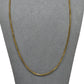 Pre-Owned 18ct Gold Square Foxtail Chain Necklace 22 Inch