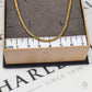 Pre-Owned 18ct Gold Square Foxtail Chain Necklace 22 Inch