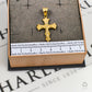 Pre-Owned 14ct Gold 2 Tone Crucifix Pendant