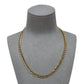 Pre-Owned 18ct Gold Curb Chain Necklace 17 Inch