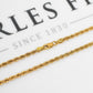 Pre-Owned 18ct Gold Rope Chain Necklace 23 Inch