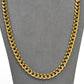 Pre-Owned 18ct Gold Curb Chain Necklace 24 Inch