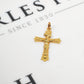 Pre-Owned 9ct Gold Classic Crucifix Pendant