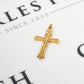 Pre-Owned 9ct Gold Classic Crucifix Pendant