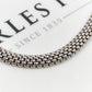 Pre-Owned 18ct White Gold Brick Design Bracelet 7.5 Inch