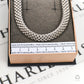 Pre-Owned 18ct White Gold Brick Design Bracelet 7.5 Inch