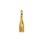 Pre-Owned 9ct Gold Champagne Bottle Charm