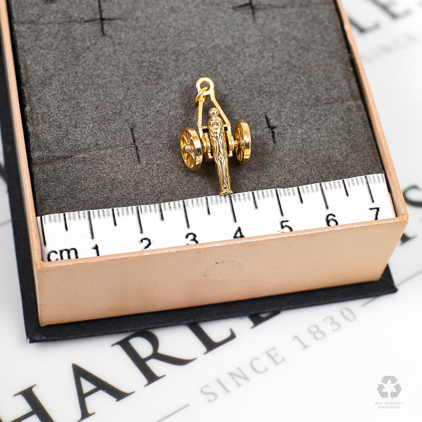 Pre-Owned 9ct Gold Cannon Charm