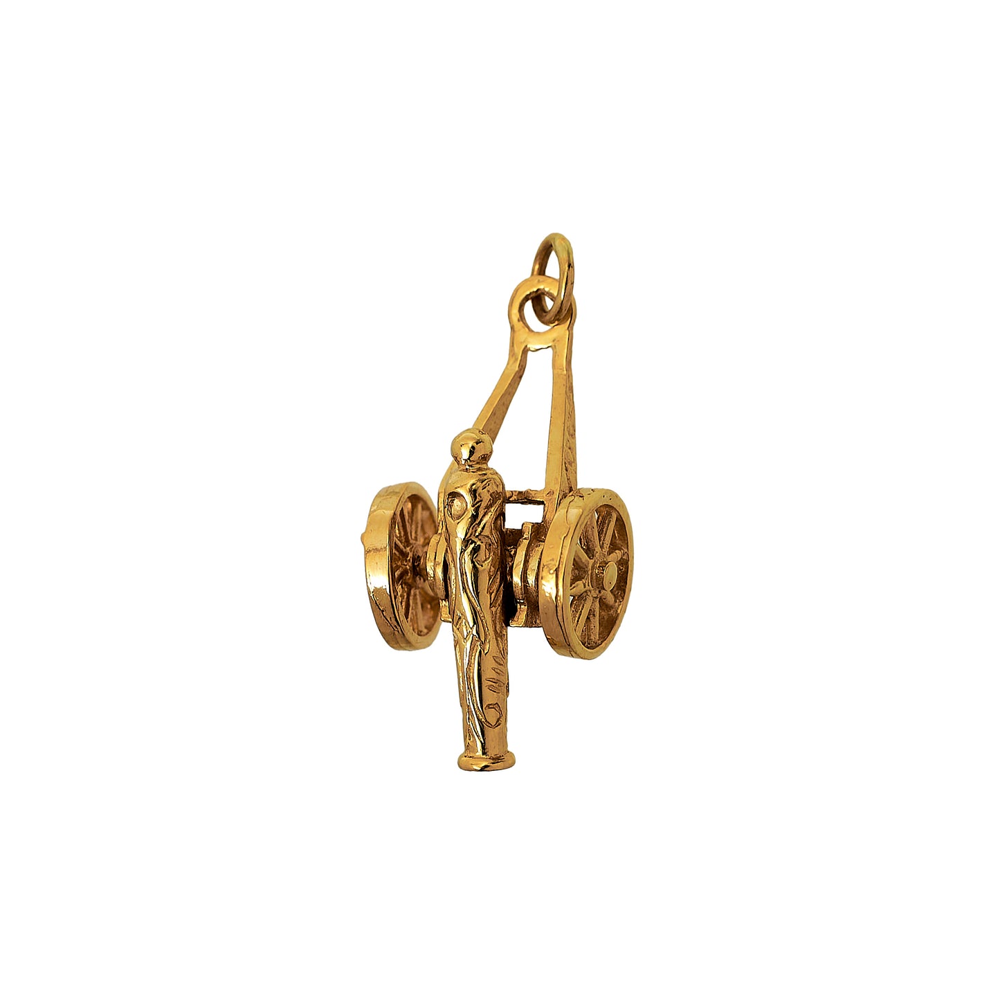 Pre-Owned 9ct Gold Cannon Charm