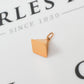 Pre-Owned 14ct Gold Pyramid Charm