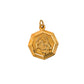Pre-Owned 9ct Gold Octagon St Christopher Pendant