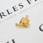 Pre-Owned 9ct Gold Viking Ship Charm