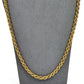 Pre-Owned 9ct Gold Rope Chain Necklace 30 Inch