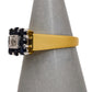 Pre-Owned 18ct Gold Diamond & Sapphire Square Cluster Ring
