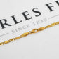 Pre-Owned 18ct Gold Flat Anchor Chain Necklace 24 Inch