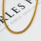 Pre-Owned 18ct Gold Square Foxtail Chain Necklace 17 Inch