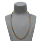 Pre-Owned 18ct Gold Square Foxtail Chain Necklace 17 Inch