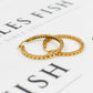 Pre-Owned 14ct Gold CZ Creole Hoop Earrings