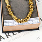 Pre-Owned 14ct Gold Greek Key Design Necklace 24 Inch
