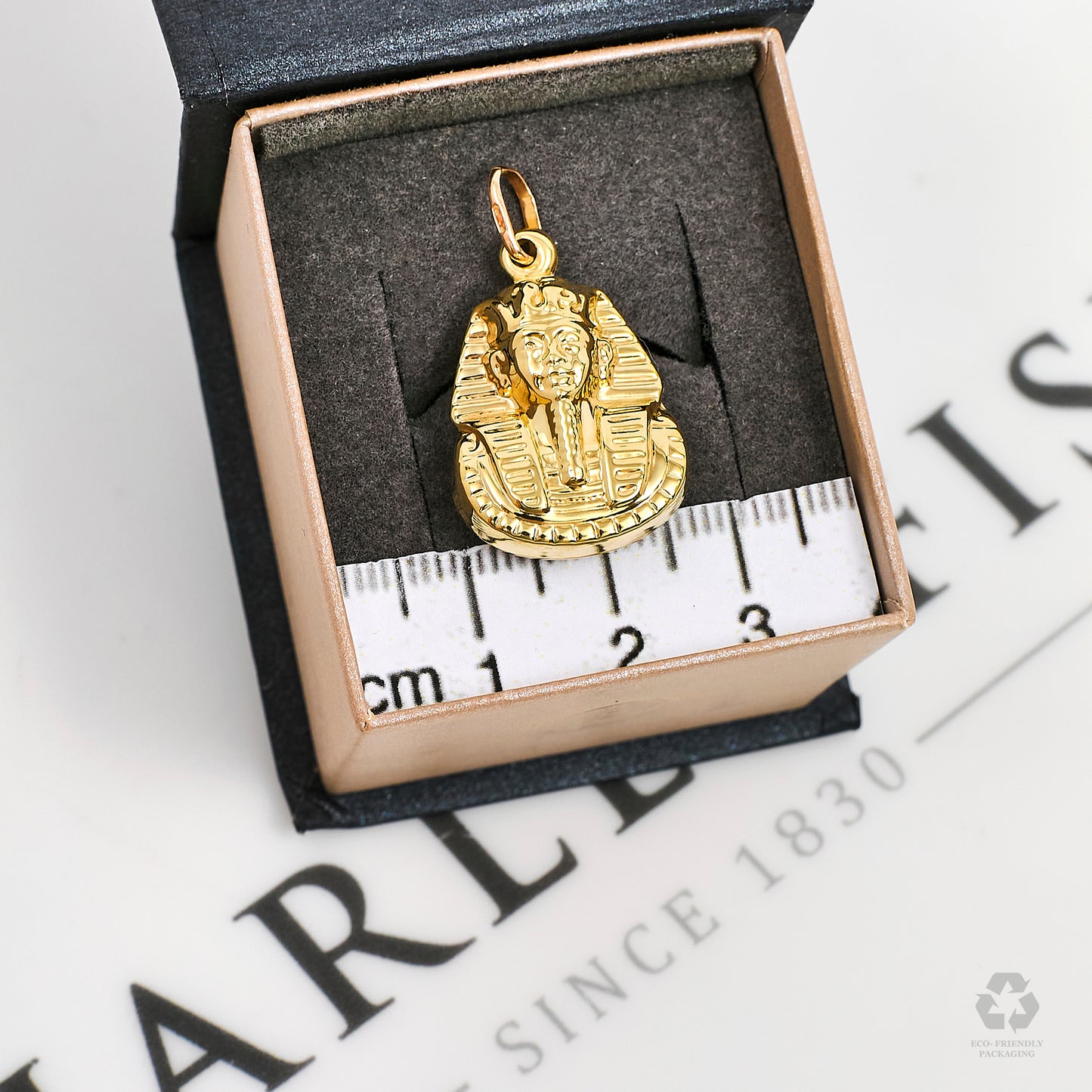 Pre-Owned 9ct Gold Tutankhamun Death Mask Pendant