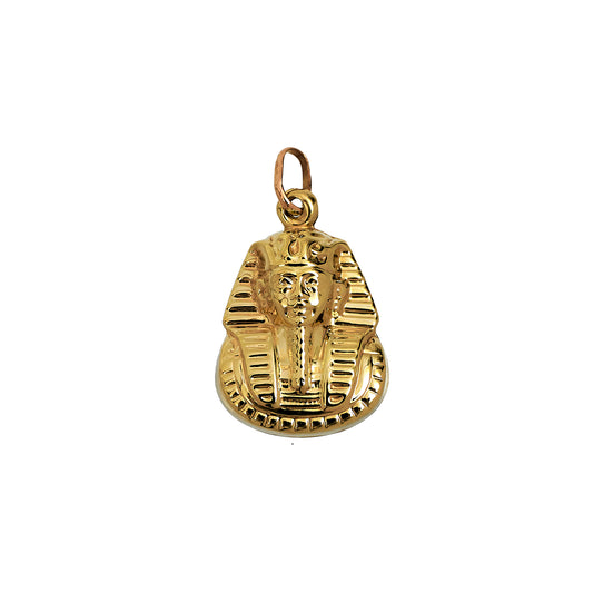 Pre-Owned 9ct Gold Tutankhamun Death Mask Pendant