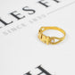 Pre-Owned 9ct Gold CZ MUM Cherish Ring Size O